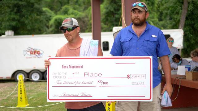 Raff and Hoyt win first place in Area Agency bass tourney