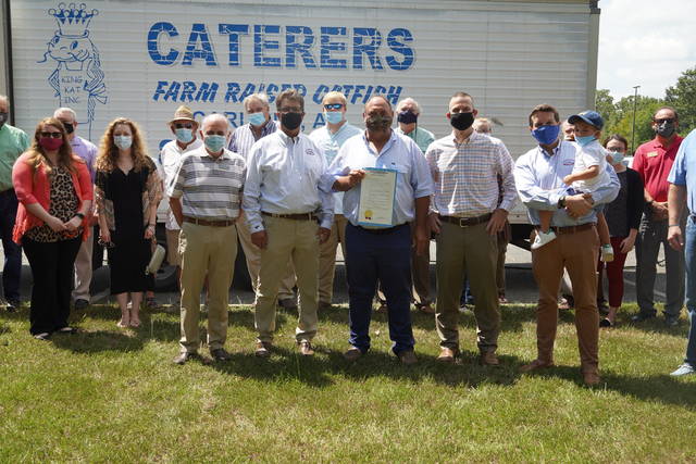 Hutchinson proclaims August as Arkansas Catfish Month