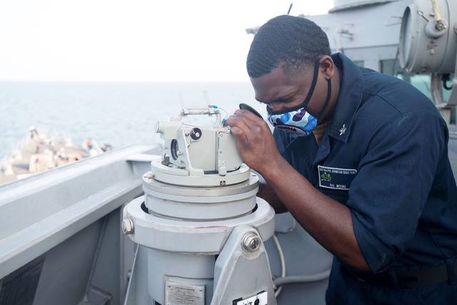 Pine Bluff sailor serving aboard ship