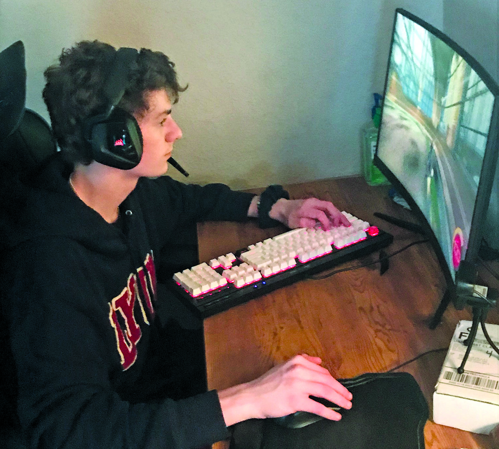 Esports teams compete from home