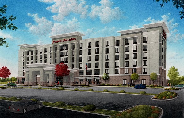 New Hampton Inn & Suites going up near Hamilton Place Mall in ...