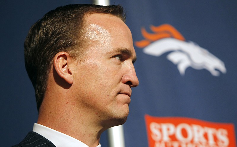 Now a Bronco, Manning says hello to his new team