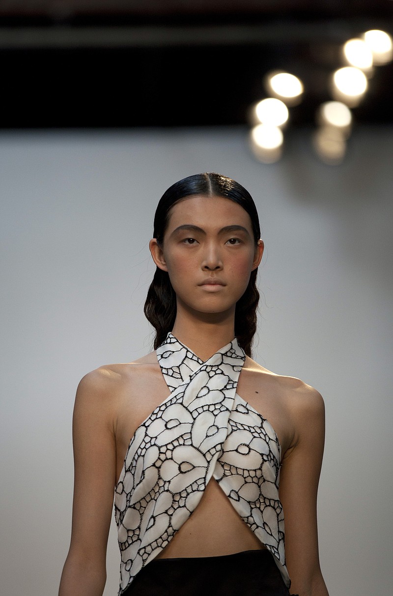 What clothes? Skin is ever in at NY Fashion Week