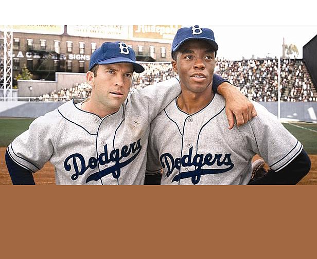 Jackie Robinson and Pee Wee Reese by New York Daily News Archive