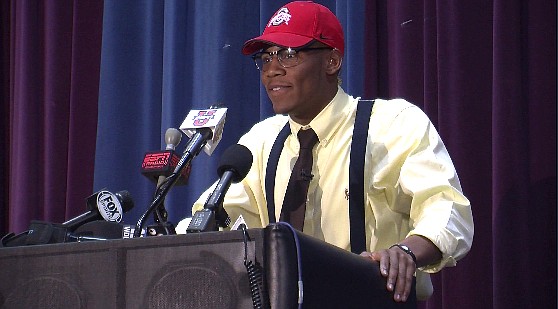 Vonn Bell, a former Ridgeland High School safety, announces his signing with Ohio State University in 2013