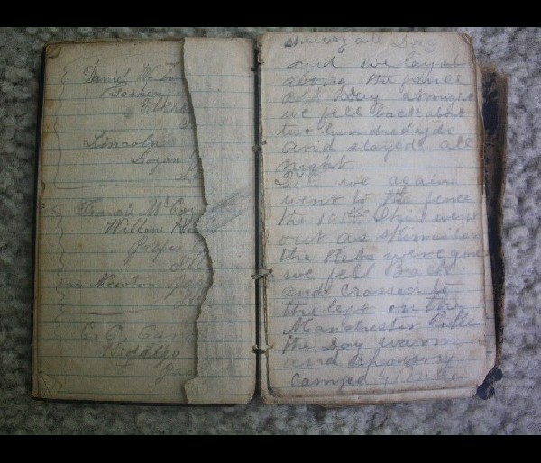 Echoes of Chickamauga A soldier's diary sheds light on the changing