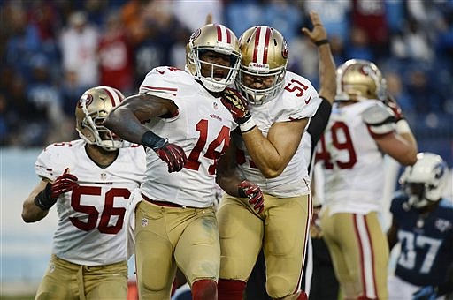 Niners rout Titans 31-17 for 4th straight victory