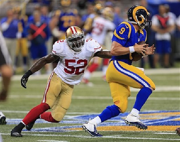 49ers throttle Rams 31-17 for 3rd straight win