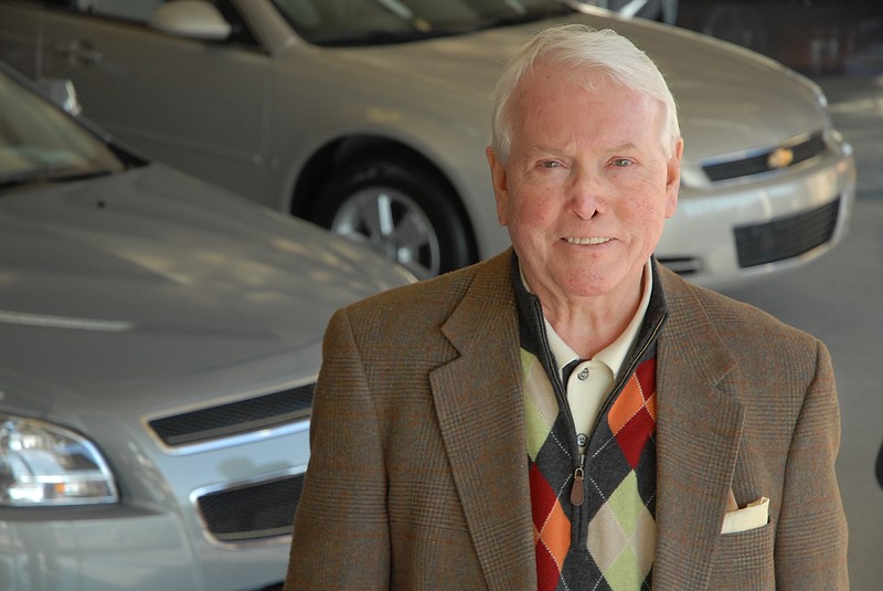 Car dealer Herb Adcox has been selling cars since 1949 and says he has never seen the auto industry in worse shape. The Chevrolet dealer says that Americans have been soured by the government's package for the financial sector and are failing to see that automakers are asking for a loan, not a bailout.