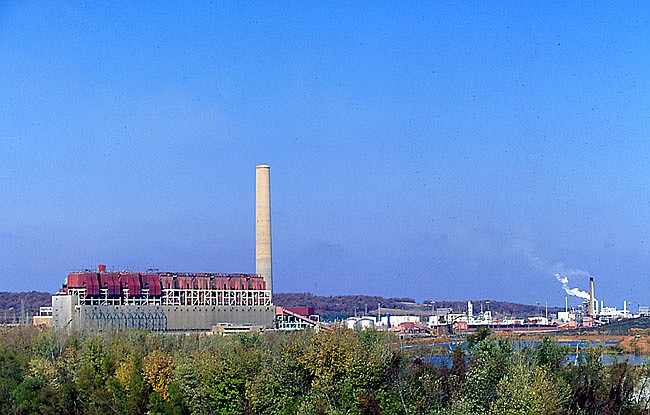 The TVA Johnsonville Fossil Plant in New Johnsonville, Tenn.