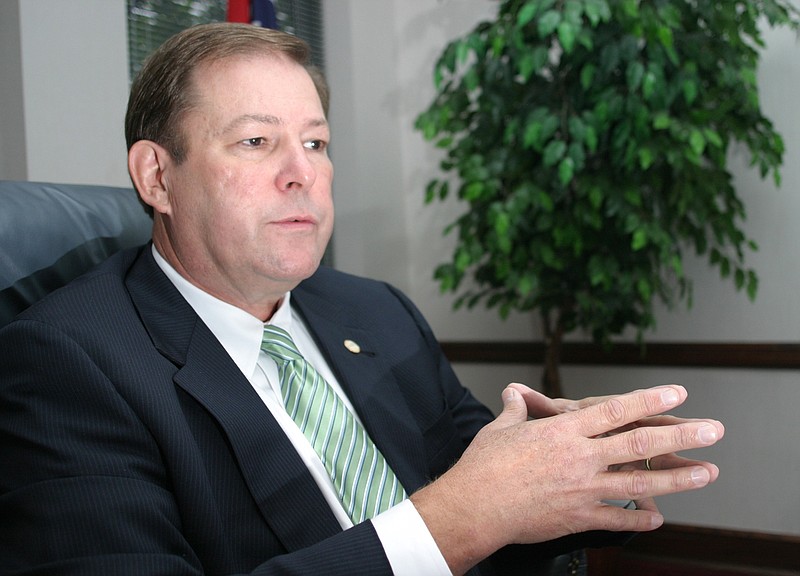 Judge David Bales sits in his chambers. 
File Photo