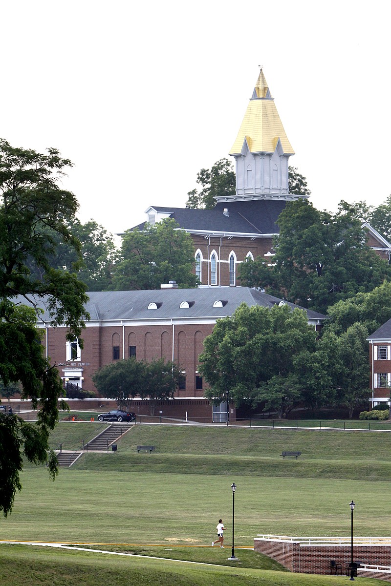 North Georgia College and State University's campus frames a gold-leaf covered roof in the city of Dahlonega nestled in the North Georgia mountains just a few hours drive from Chattanooga.
