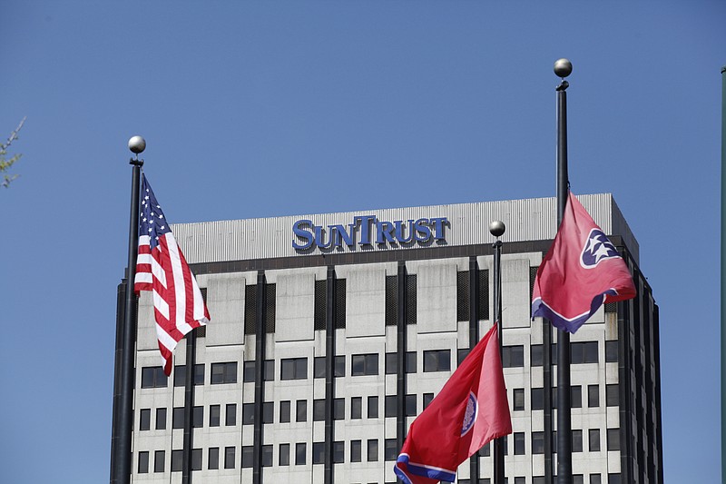 The Suntrust Bank building in downtown Chattanooga.