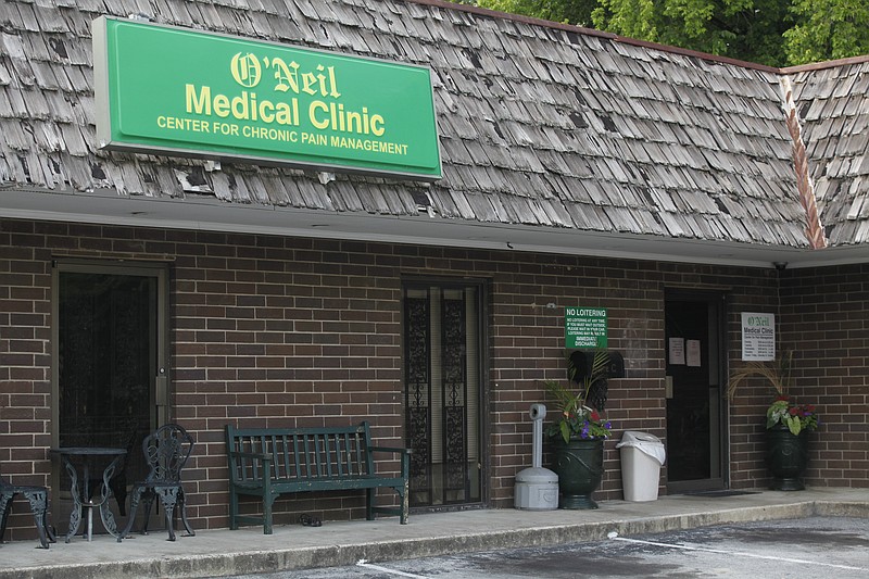 O'Neil Medical Clinic, located on Brainerd Rd. in Chattanooga, Tenn. on Tuesday. Ihsaan al-Amin, also known as Robert O'Neil Robinson Jr., runs the clinic and was arrested on federal charges of running a pill mill operation out of his office.