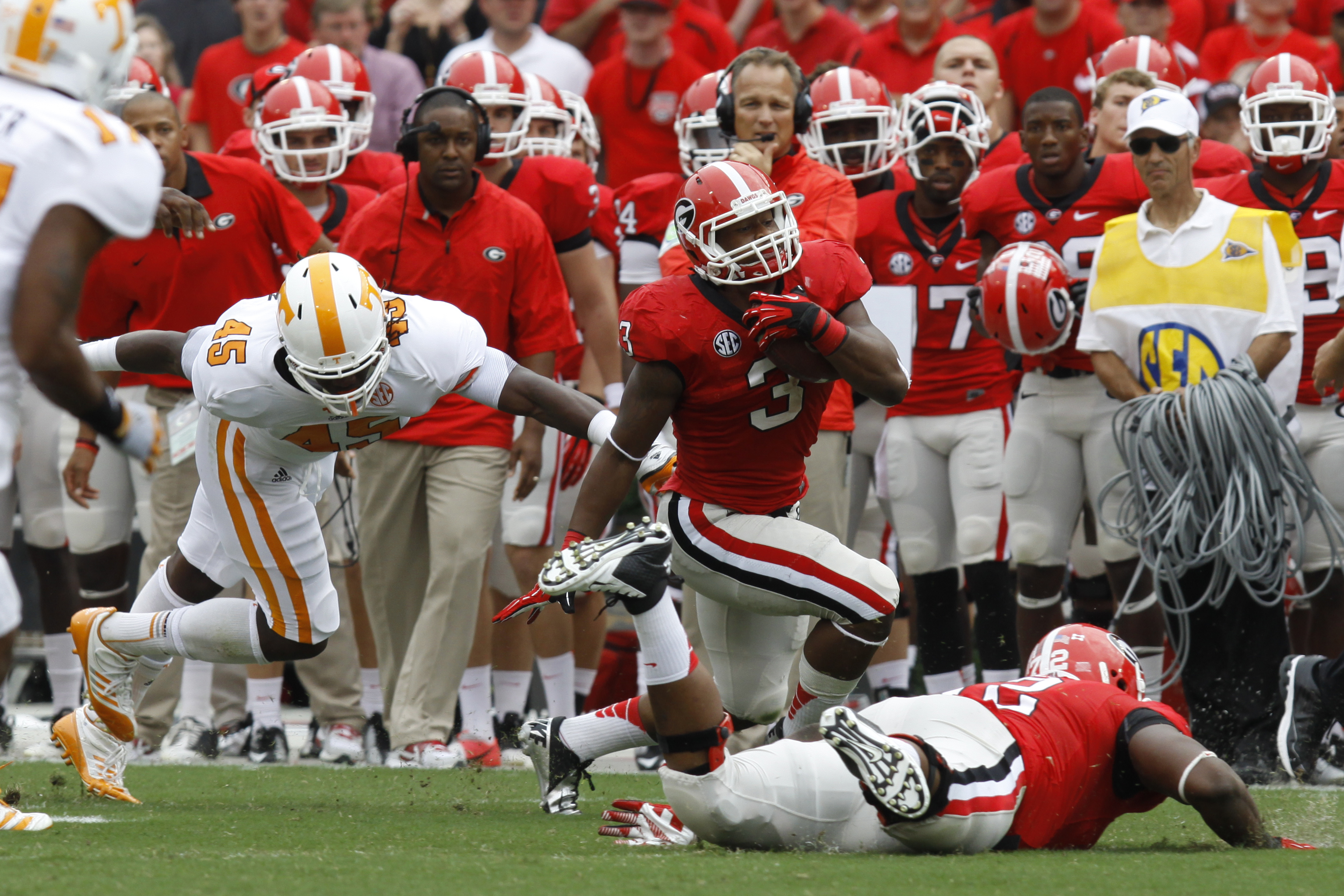 Gurley, Marshall lead No. 5 Georgia past Tennessee in shootout