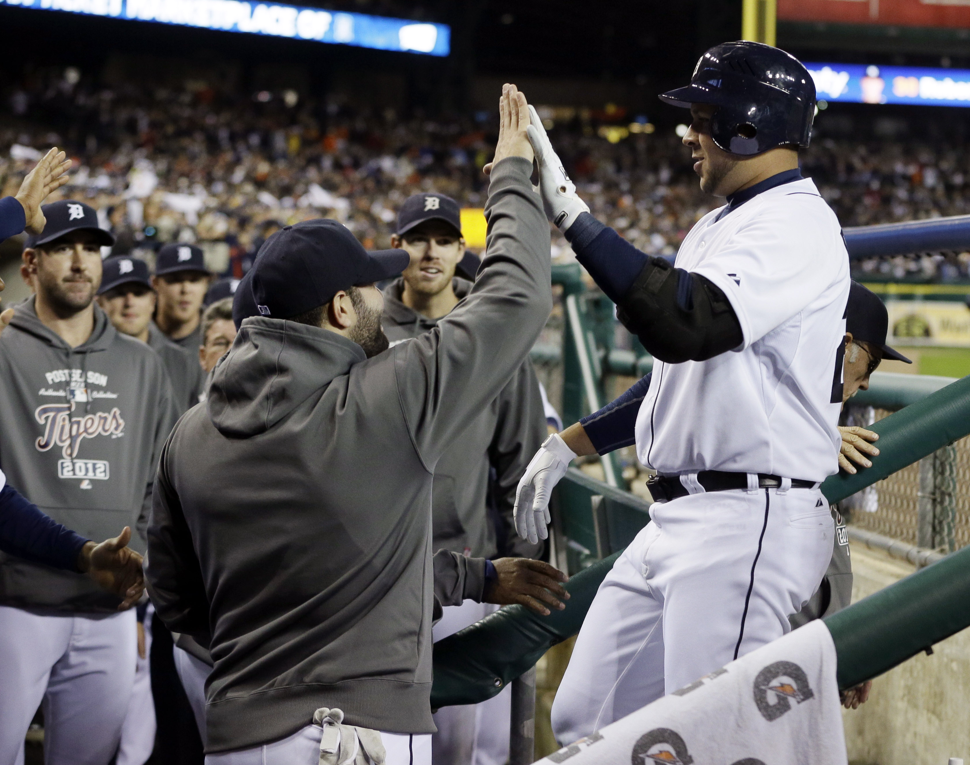 Detroit Tigers pitch Justin Verlander against New York Yankees in Game 3 of  ALCS