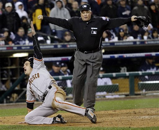 San Francisco Giants sweep Detroit Tigers to win World Series