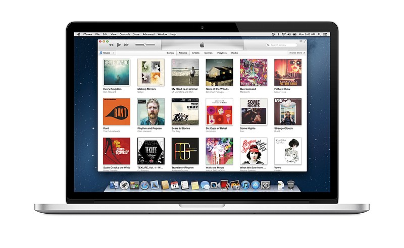 The iTunes music page appears on a computer screen. The iTunes music store changed how we consume music and access entertainment. It's not only music's biggest retailer, it also dominates the digital video market, capturing 67 percent of the TV show sale market and 65 percent of the movie sale market, according to information company NPD group. Its apps are the most profitable, it has expanded to books and magazines, and it is now available in 119 countries.