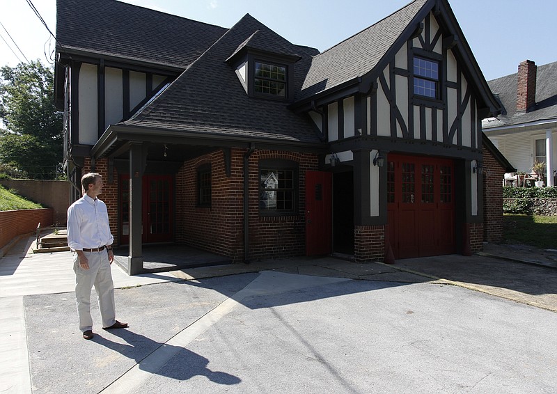 Tommy Austin started a historical restoration of the 1935 North Chattanooga fire hall. A couple has bought the building and plans to use it as their home.