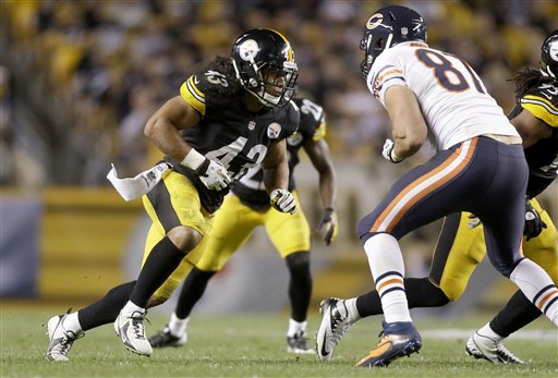 Bears stay unbeaten, top sloppy Steelers 40-23