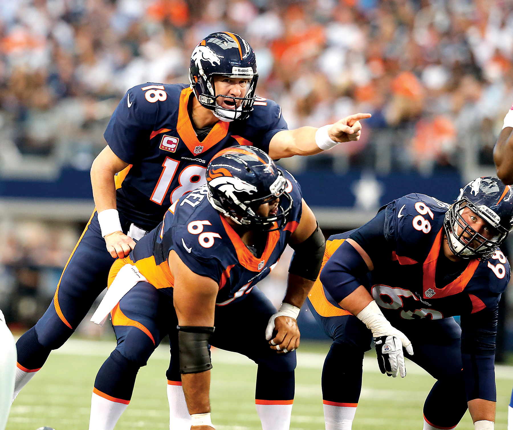 Indianapolis Colts quarterback Peyton Manning (18) is shown