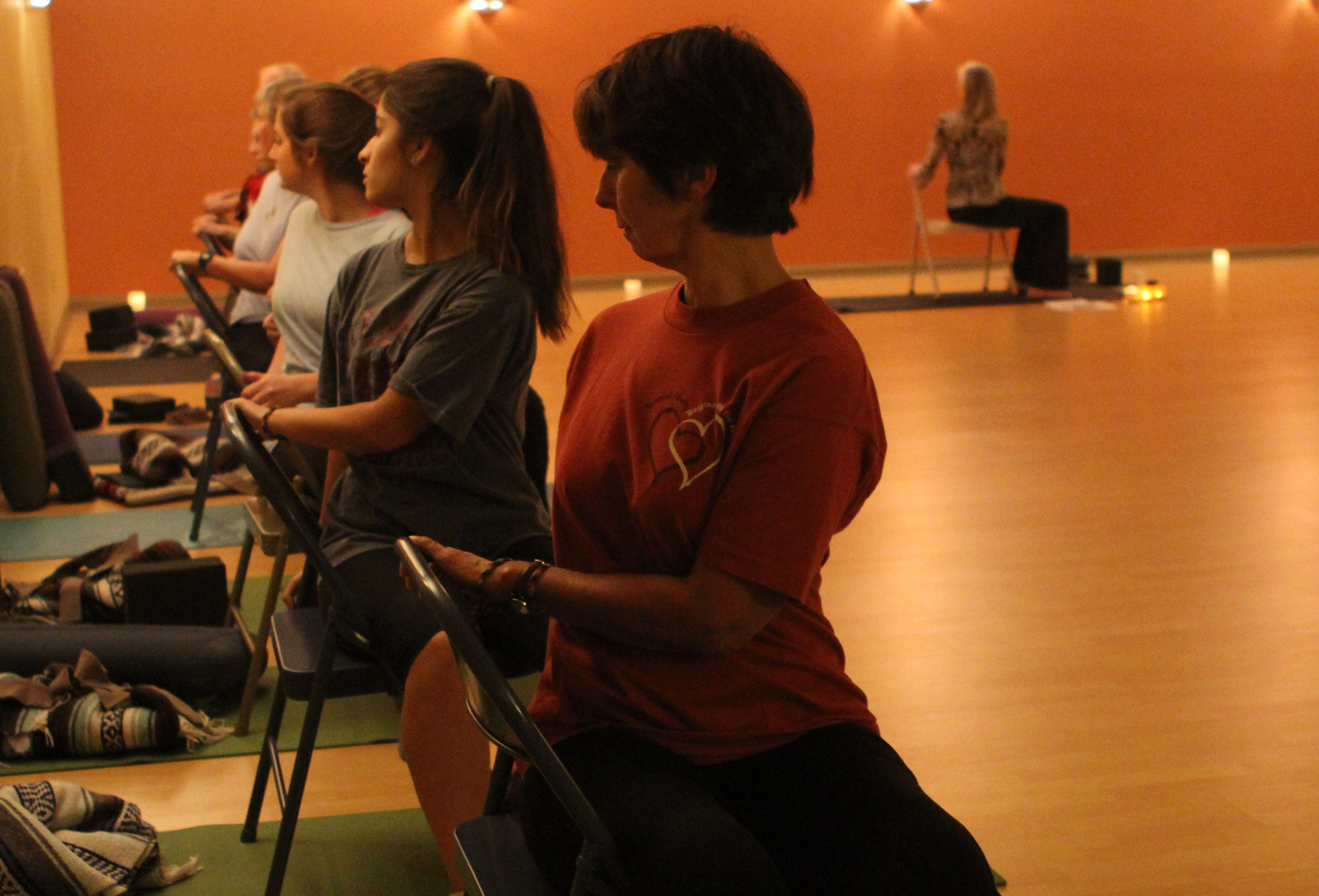 Desk relief: Class teaches yoga poses you can do at work | Chattanooga ...