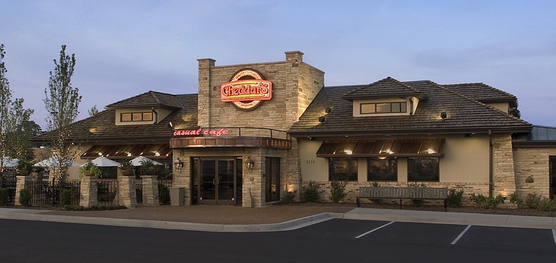 A Cheddar's restaurant is seen in this promotional photo provided by the company.