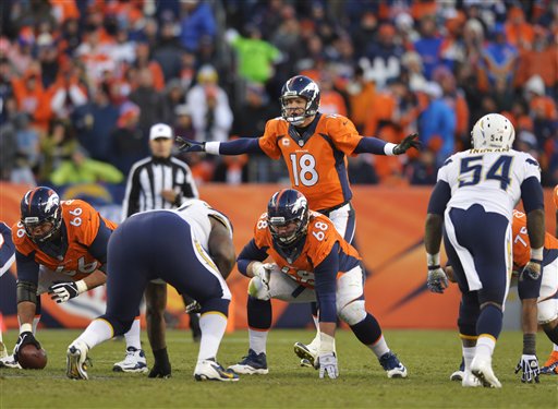 Manning, Broncos top Chargers, make AFC title game