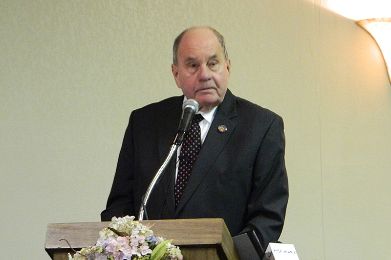 Cleveland Mayor Tom Rowland announces  his bid to seek re-election in this Jan. 16, 2014, photo.