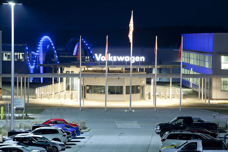 Chattanooga's Volkswagen plant is visible in this file photo.