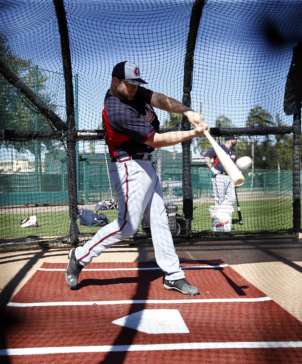 Atlanta Braves' Evan Gattis focused on replacing Brian McCann