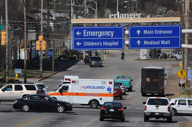 A connection is being considered on Central Avenue through to Riverfront Parkway in order to make access to  Erlanger hospital easier from Riverfront Parkway.