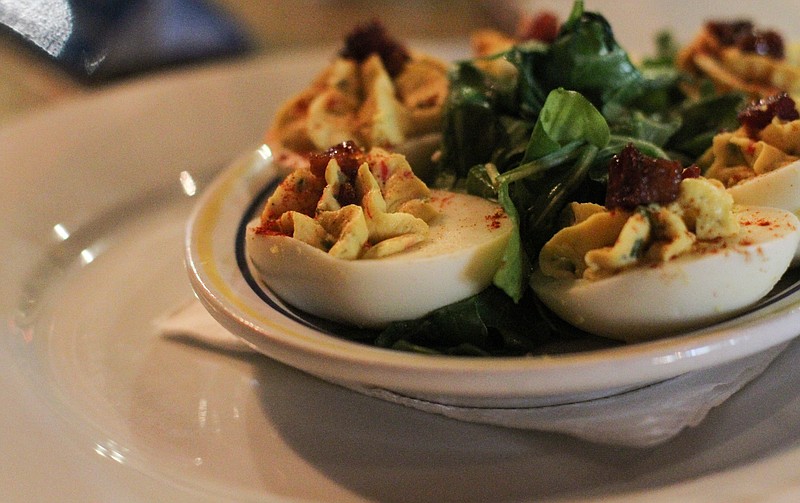 Deviled eggs from The Social.