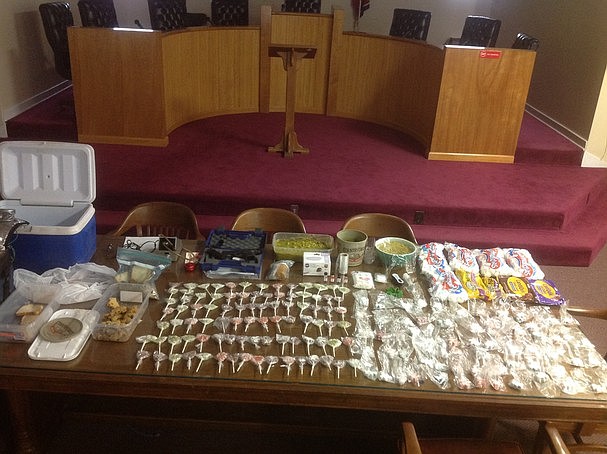LaFollette Police Department seized marijuana candy and pot butter during a traffic stop in this June 13, 2014, photo.