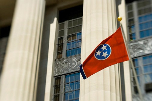 Tennessee flag tile