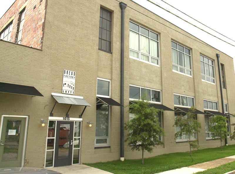 The Bread Factory Lofts are located on Cowart Street in downtown Chattanooga.