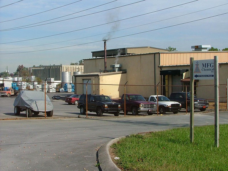 A MFG Chemical plant is seen in this file photo.