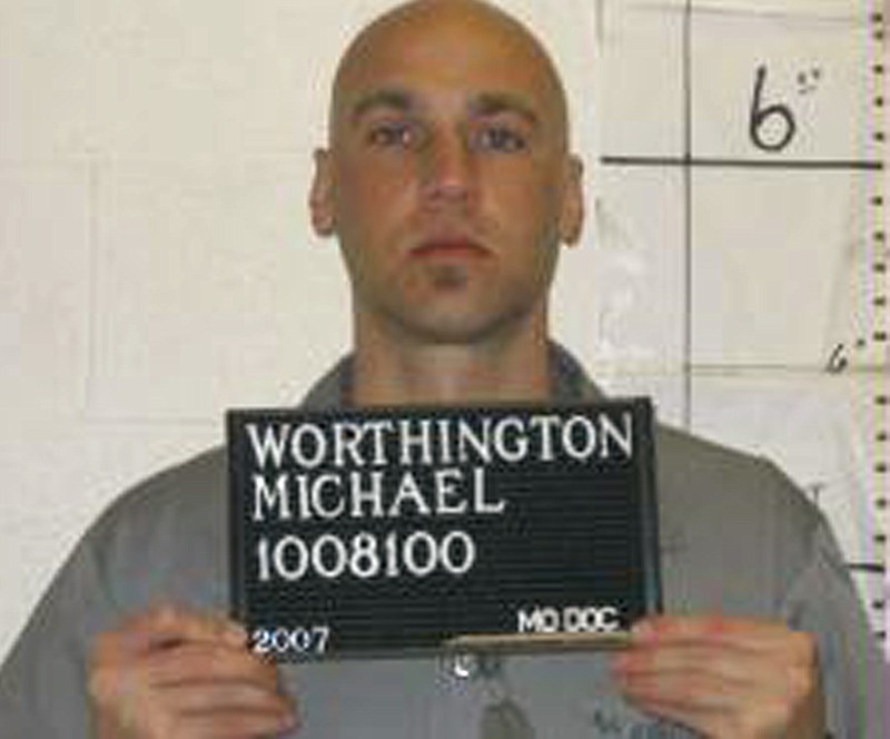
              FILE - This April 4, 2007 file photo provided by the Missouri Department of Corrections shows Michael Worthington who is scheduled to die for killing a female neighbor in 1995. His execution would be the first since Joseph Rudolph Wood gasped for air in July, 2014, in Arizona during a lethal injection process that took nearly two hours to complete. (AP Photo/Missouri Department of Corrections, File)
            