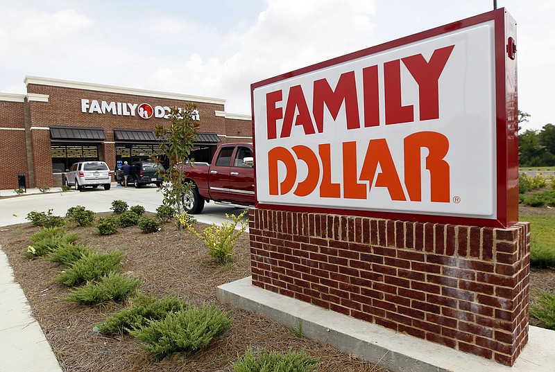 
              This Tuesday, Aug. 19, 2014 photo shows the Family Dollar store in Ridgeland, Miss. Family Dollar Stores Inc. Chairman and CEO Howard Levine said in a statement Thursday, Aug. 21, 2014, that its board and advisers reviewed Dollar General Corp.’s offer and determined it wasn’t reasonably likely to be completed on the terms proposed. (AP Photo/Rogelio V. Solis)
            