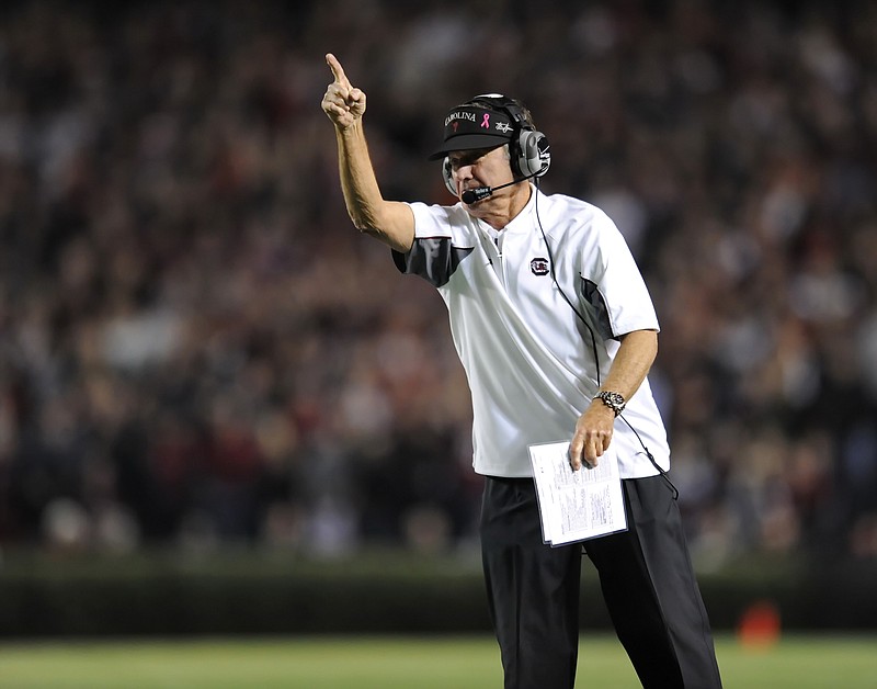 South Carolina head coach Steve Spurrier.