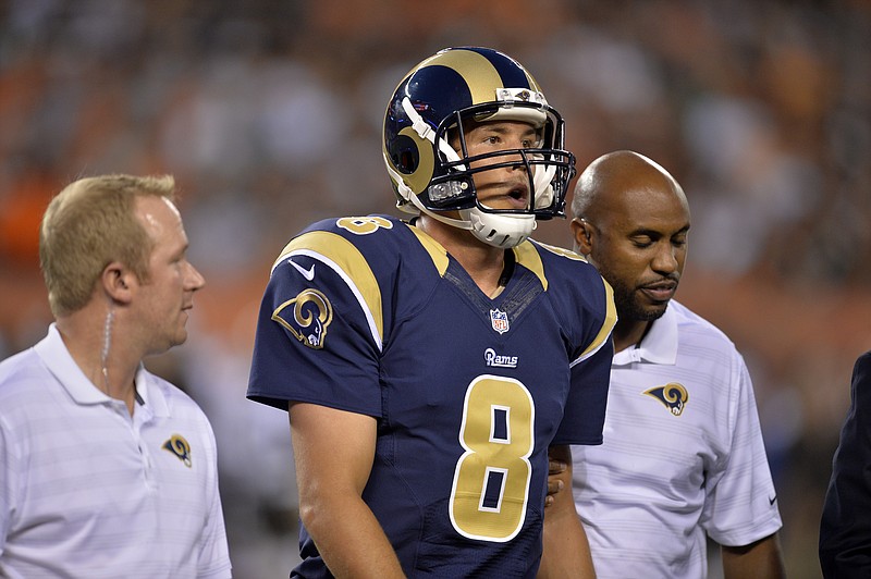 Reports: Bradford out for season with ACL tear