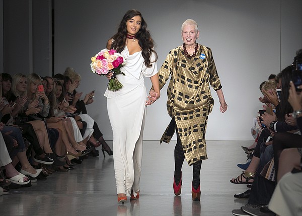 Vivienne Westwood closes London men's fashion week in eccentric style