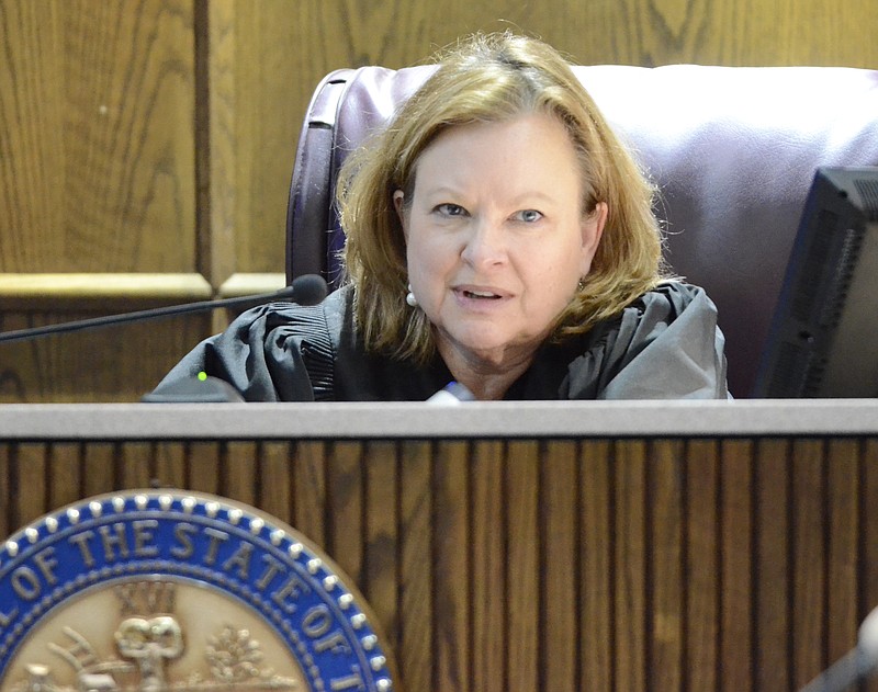 Judge Rebecca Stern speaks speaks from the bench in this file photograph from 2013.