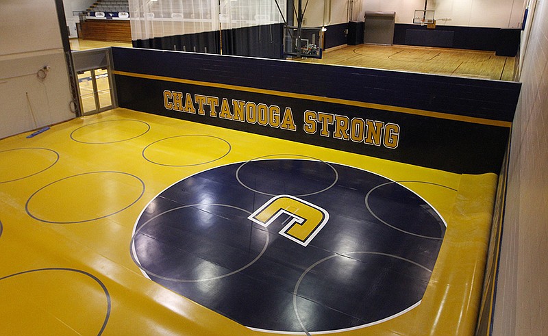 UTC's new wrestling room.