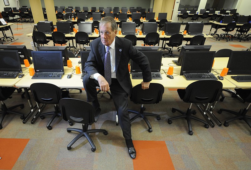 Dr. Jim Catanzaro is photographed at Chattanooga State in January 2014.