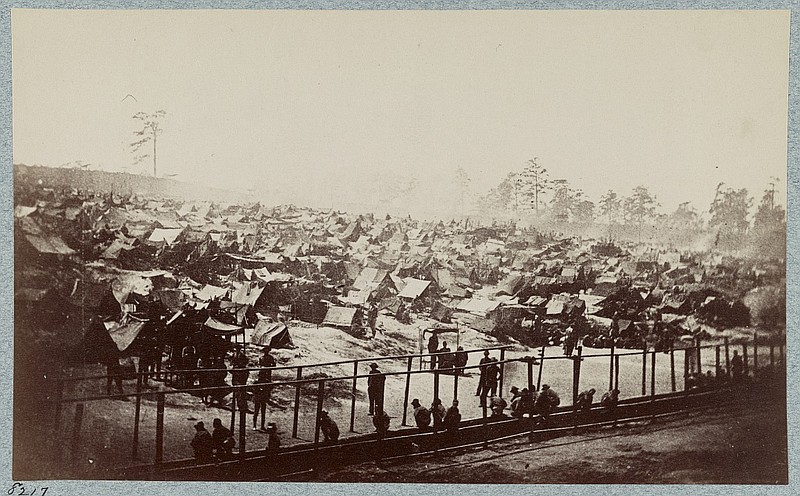 The most notorious Civil War prison was the Confederate Camp Sumter at Andersonville, Ga., with a prisoner death rate of 29 per- cent. At its peak, 33,000 men were held on 26.5 acres. 