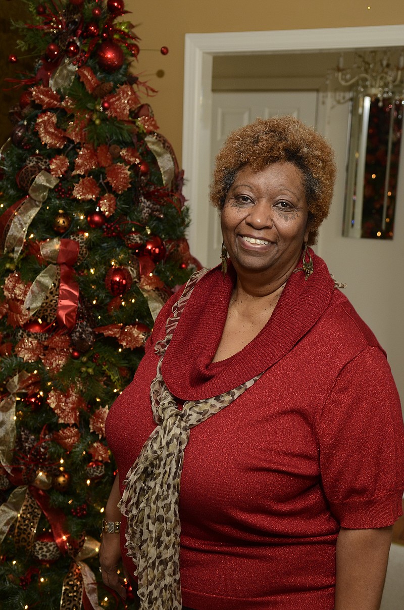 Joy Conyers loves to decorate for the Christmas holidays. 
