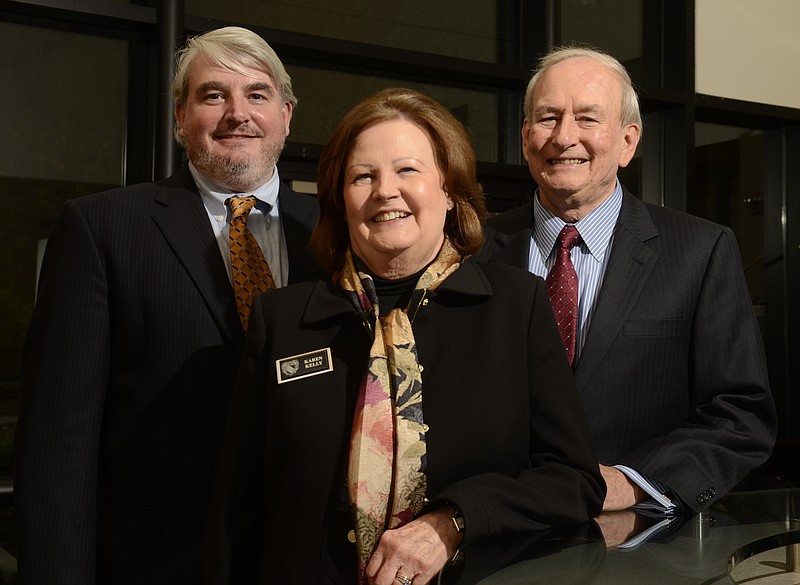 From left are Prudential Realty Center general manager Byron Kelly, vice president Karen Kelly and president Ben Kelly. 