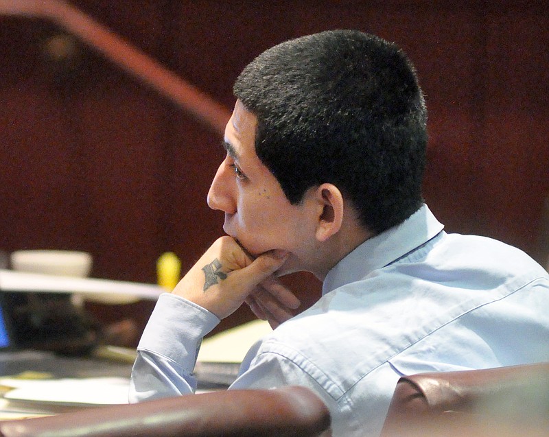 Matt Hamilton/The Daily Citizen
Orlando Ramirez listens during his trial Tuesday. 