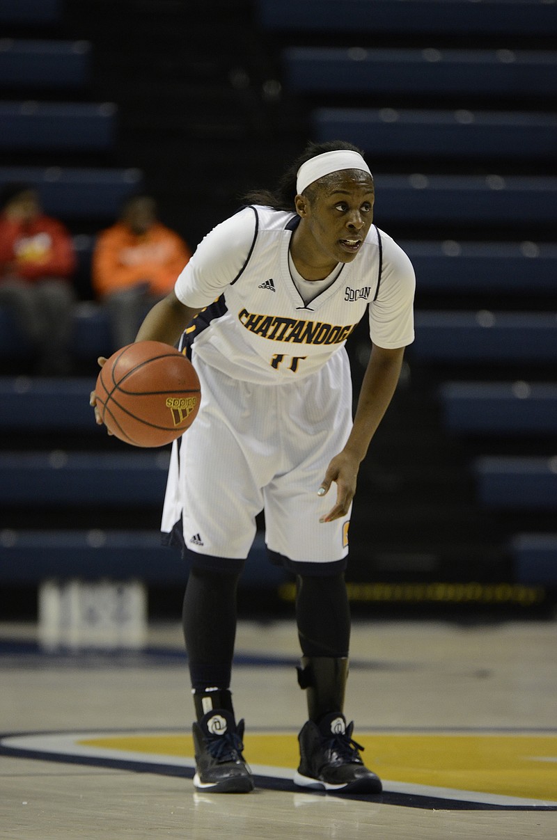 UTC senior Ka'Vonne Towns led the Mocs in scoring with 14 points in Sunday's win over North Carolina A&T on the second day of the Chattanooga Christmas Classic at McKenzie Arena.